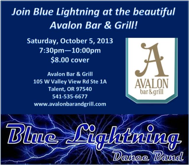 Blue Lightning at the Avalon 10-5-13!